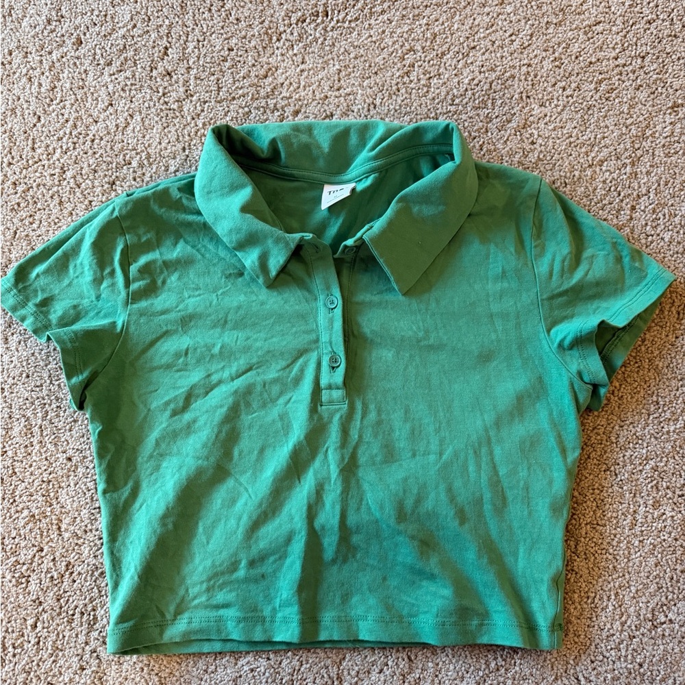 TNA Cropped Polo - M